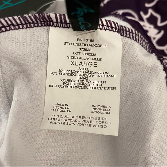 Women's High Neck Keyhole 1Piece Swimsuit XL - Picture 8 of 10